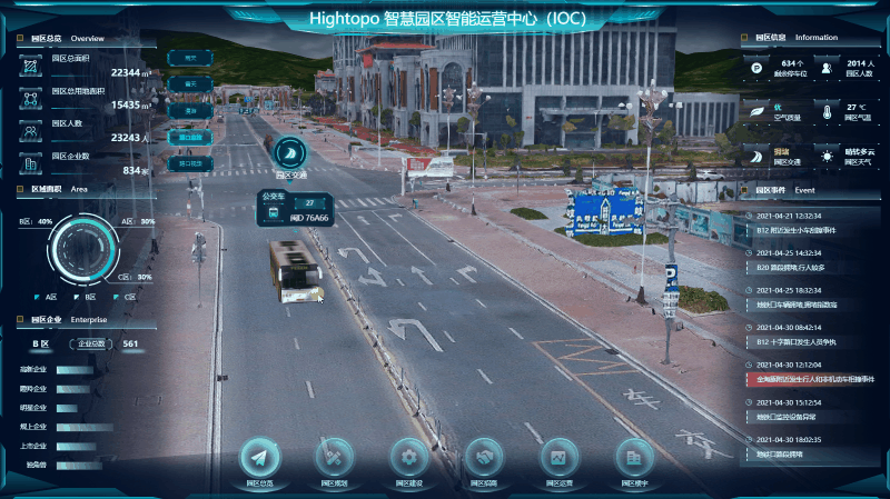 搭建Web GIS 智慧园区可视化平台