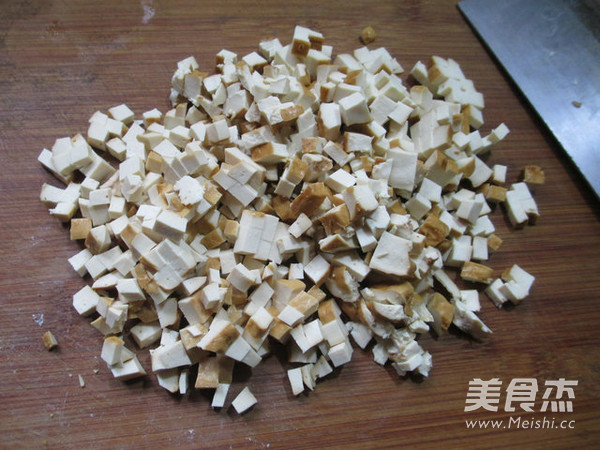 香干荠菜馅春卷