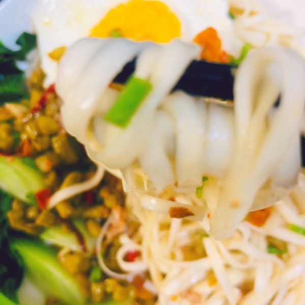 肉末酸豆角拌面