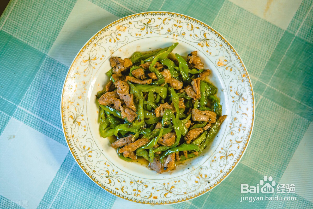 正宗青椒肉丝做法
