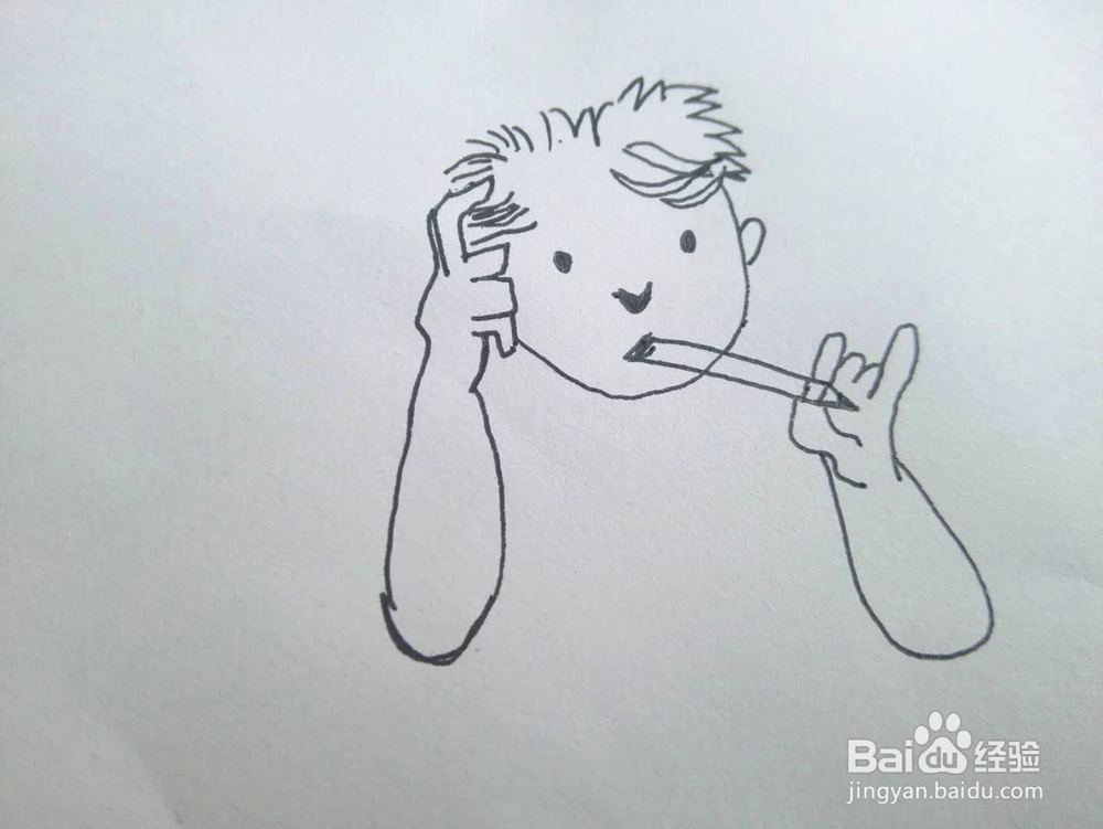 简笔画之人物画经验分享四