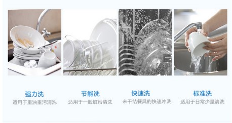 洗碗机怎么用，只需要四步就够了！