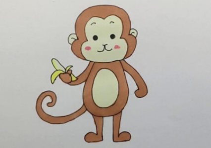 猴子怎么画简单又好看