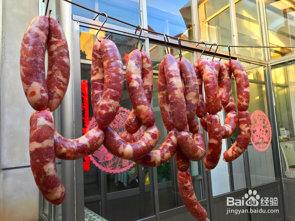 美味可口的香肠