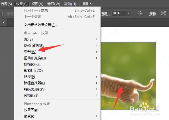 在AI2019中怎样制作鱼形图片样式
