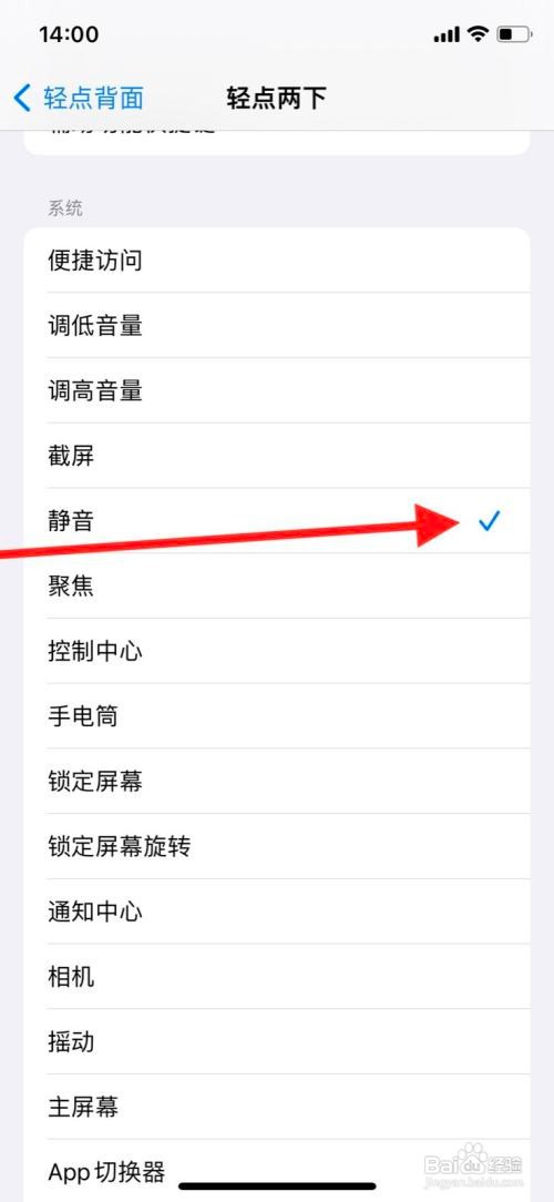 iPhone怎样关掉敲击两下背面启动“静音”？