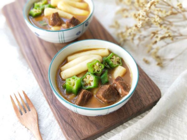 牛肉沙茶煨年糕(冬季你需要的暖与香)