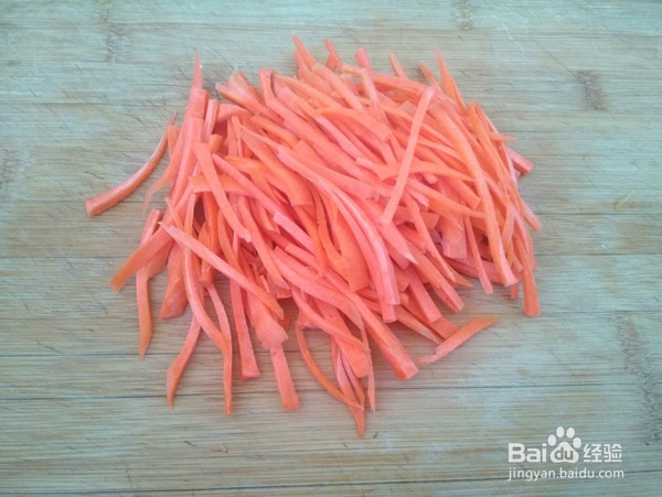 金针菇拌胡萝卜