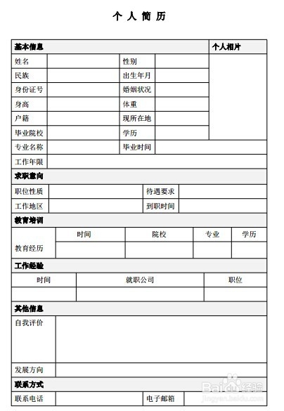应届生求职：[1]简历填写技巧