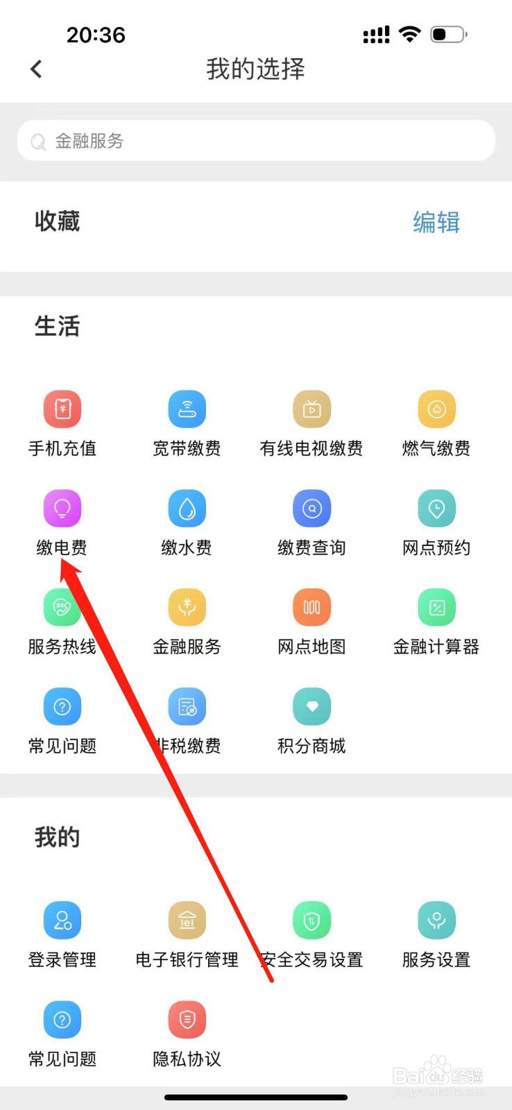 海南银行怎么查看缴电费