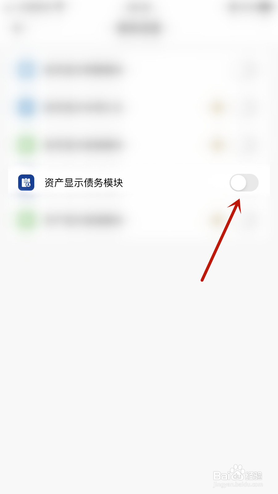 怎么设置萌猪记账资产显示债务模块开启