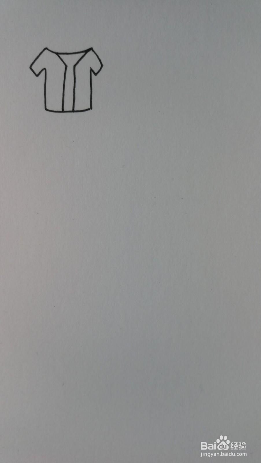 衣服的简笔画之画法二十一