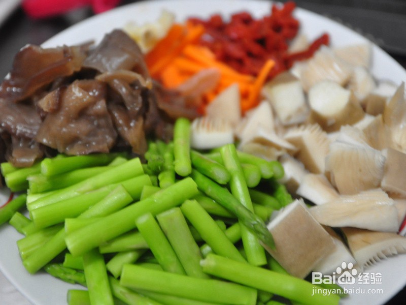 如何炒芦笋时蔬杏鲍菇