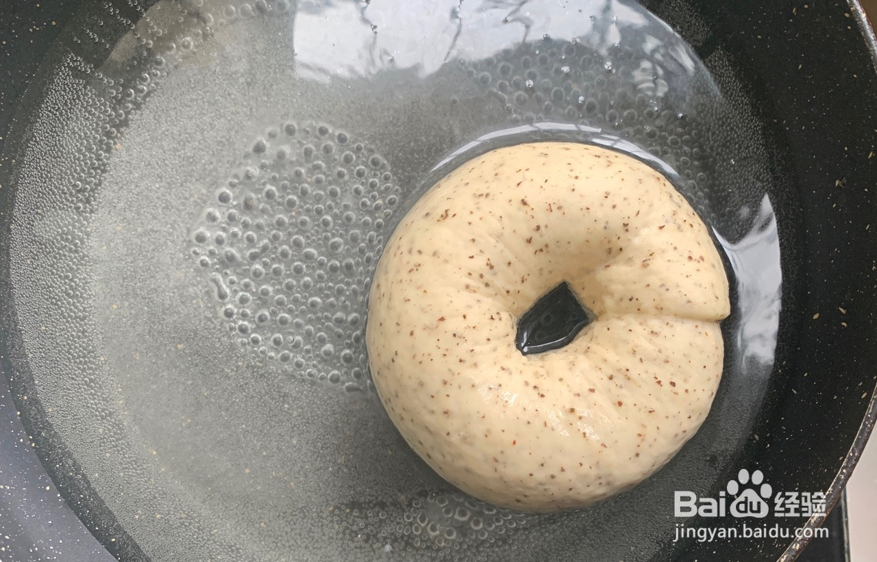 红茶贝果的做法