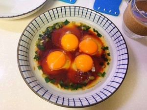 葱油蒸鸡蛋的做法