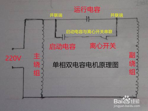 二相電機電容怎麼接法