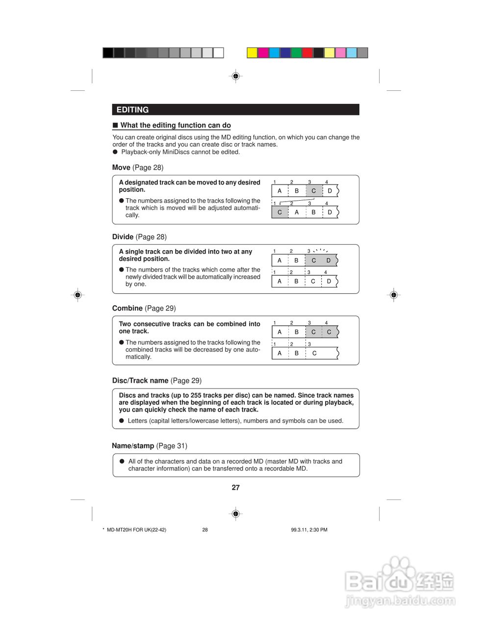 夏普MD-MT20H数码影音使用说明书:[3]