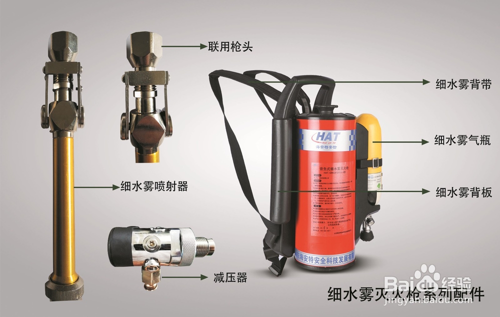 背负式细水雾灭火装置使用方法及注意事项