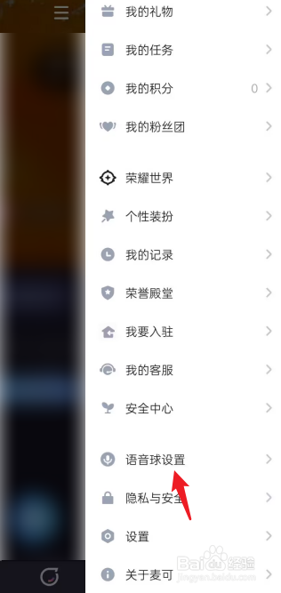 麦可APP如何开启语音球功能