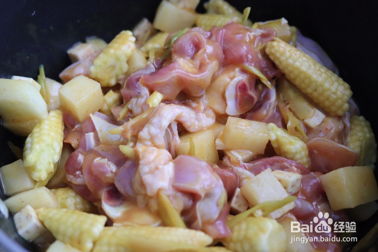 咖喱砂锅饭的做法