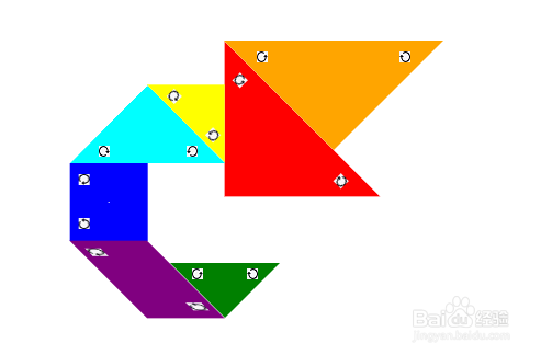怎么用七巧板拼出大头虾？七巧板大头虾的拼法