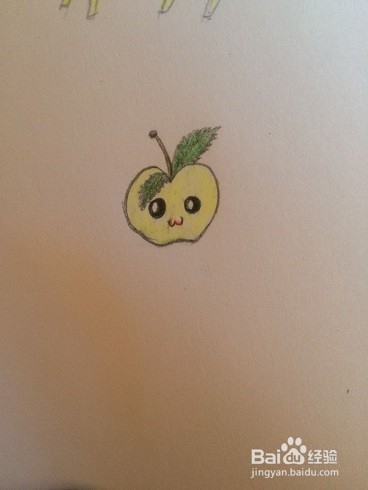 <b>可爱的苹果简笔画</b>