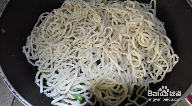 豆角焖面的做法