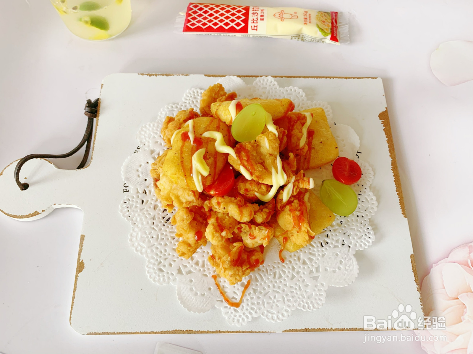 堪比快餐店的薯饼鸡米花的做法