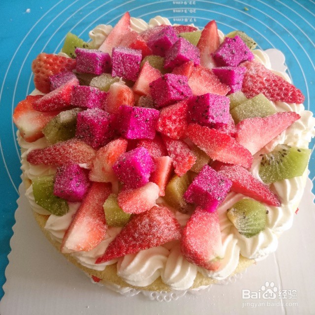 缤纷裸蛋糕的做法