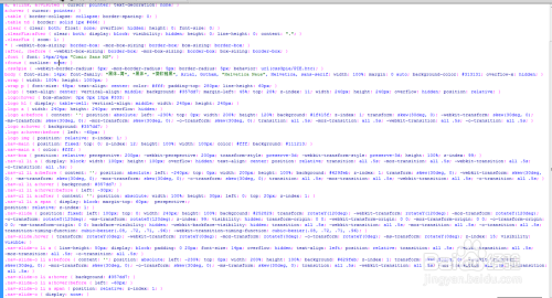 HTML+jQuery+CSS3左侧固定子菜单3d展开动画