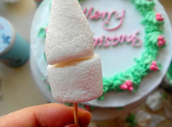 圣诞花环奶油蛋糕