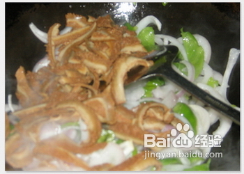 牛肉家常菜肴---牛肚炒洋葱