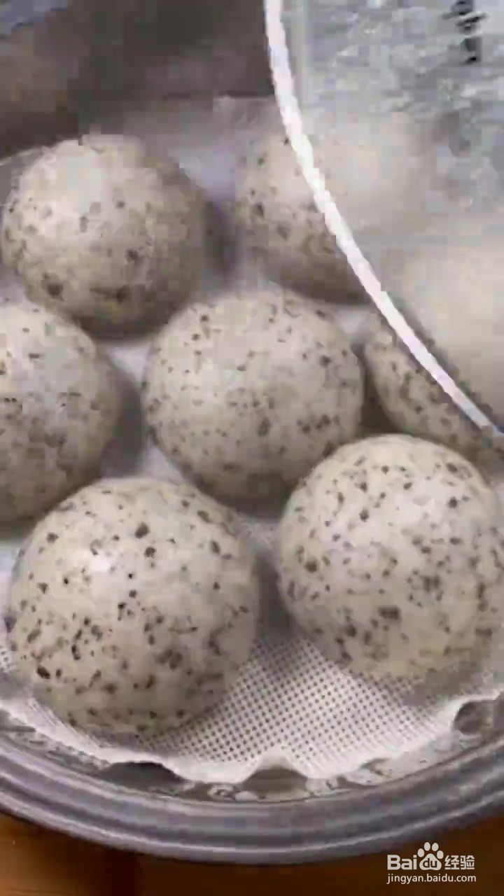如何制作黑芝麻馒头