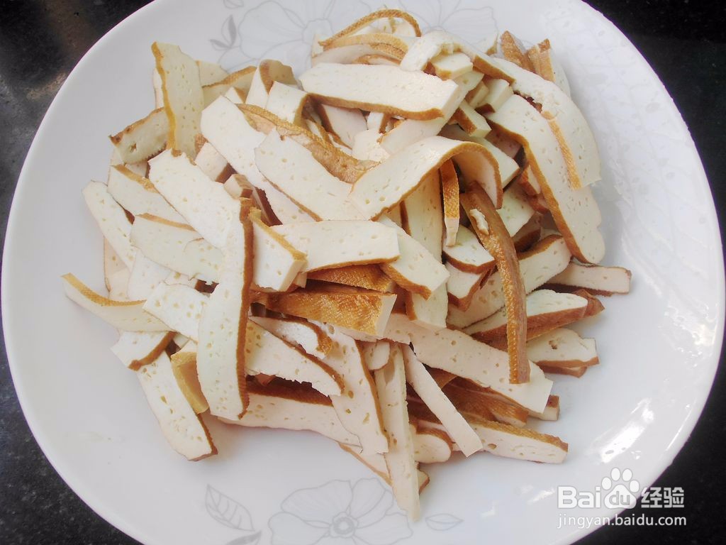 韭菜炒香干的做法