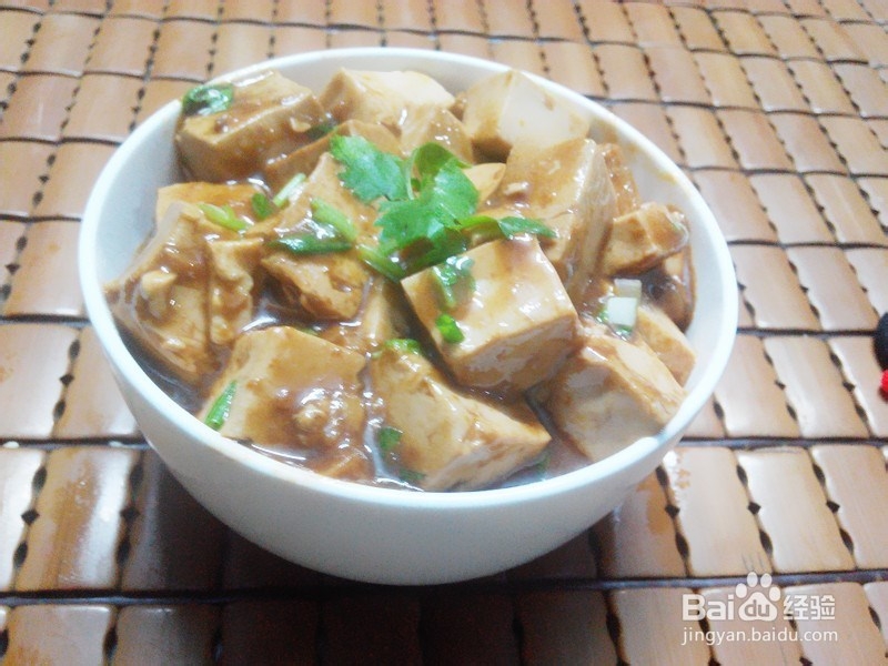 酱汁豆腐块的做法。