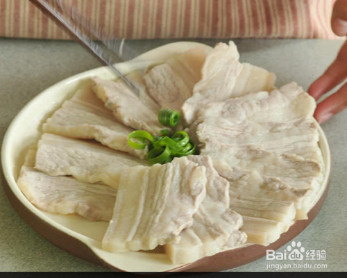 蒜泥白肉的做法