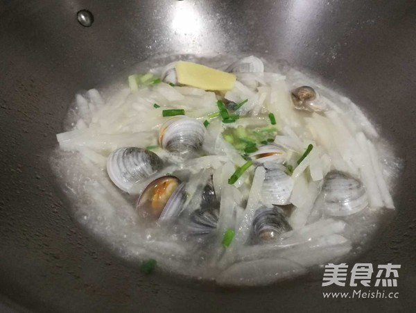 银丝烧蛤蜊的做法