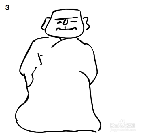 简单5步搞定大和尚简笔画