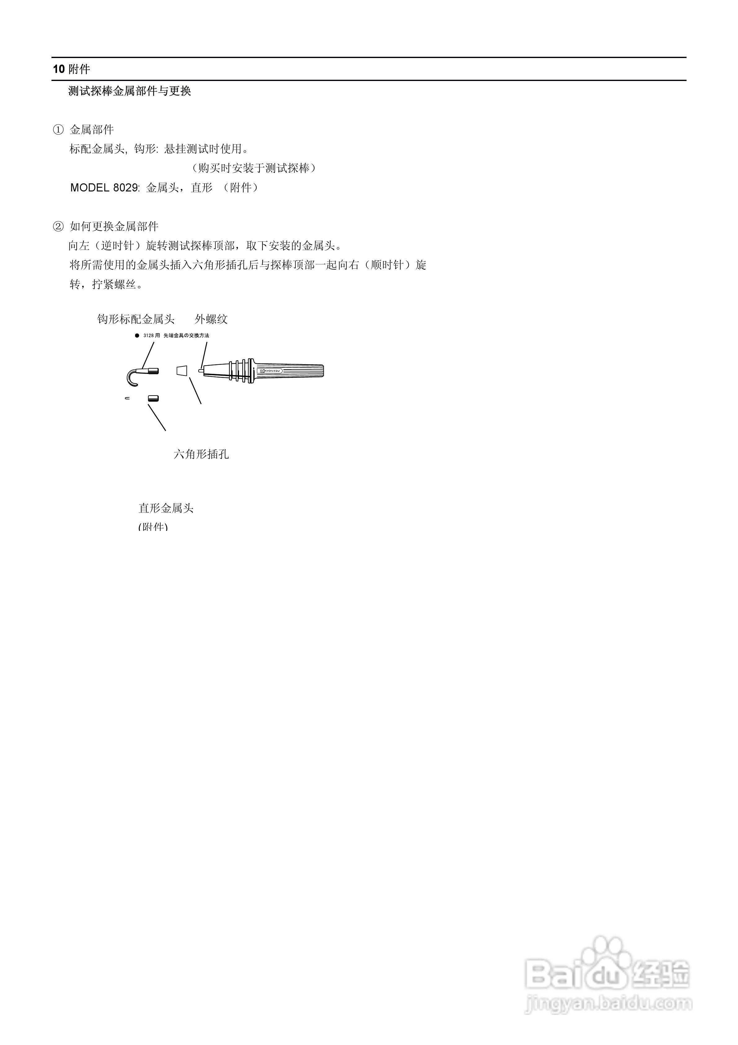 KYORITSU KEW3128高压数字绝缘电阻计使用说明书:[6]