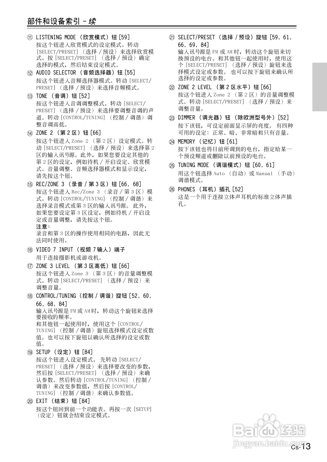 安桥AV接收机TX-NR1000型使用说明书:[1]