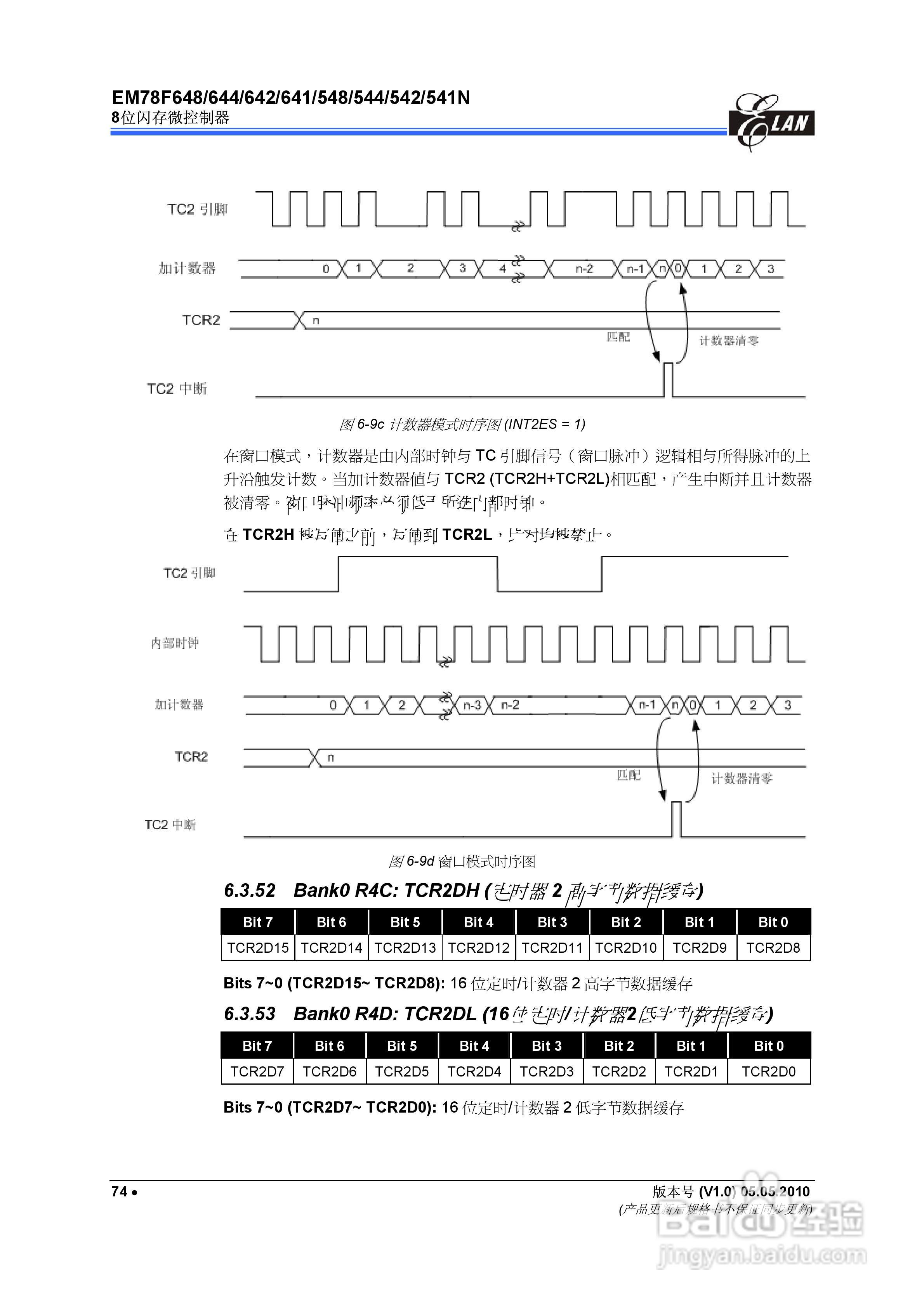 EM78F 8位闪存微控制器说明书:[9]