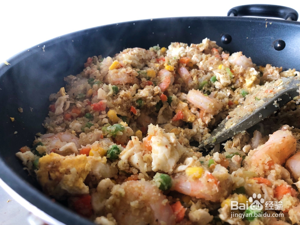 我给姐姐做低碳水炒饭