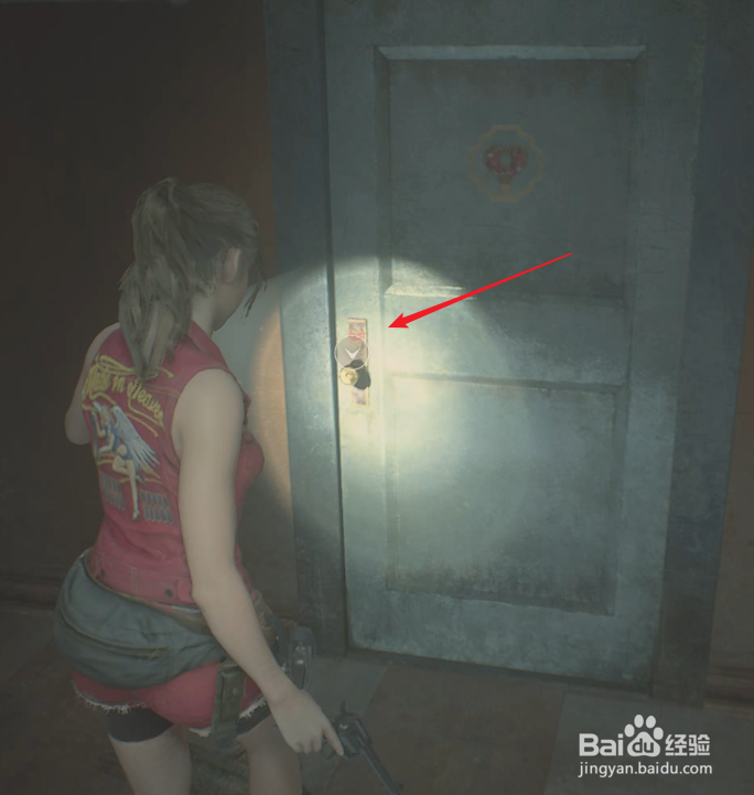 生化2重制版克莱尔里关攻略22:前往审讯室