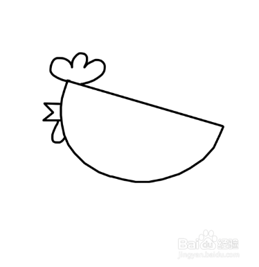 大公鸡简笔画怎么画