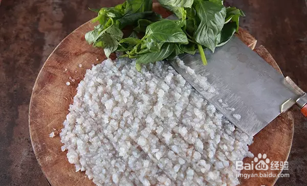 “香酥虾饼”,虾胶的制作方法