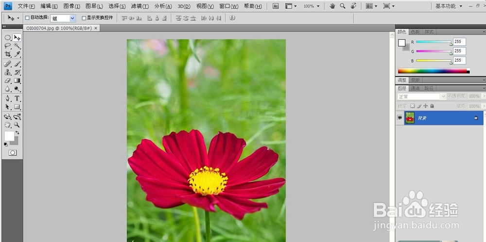 PS中怎样改变图片的颜色