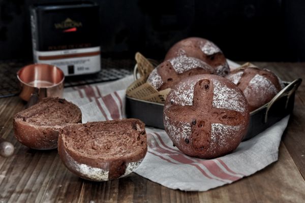 香蕉巧克力面包