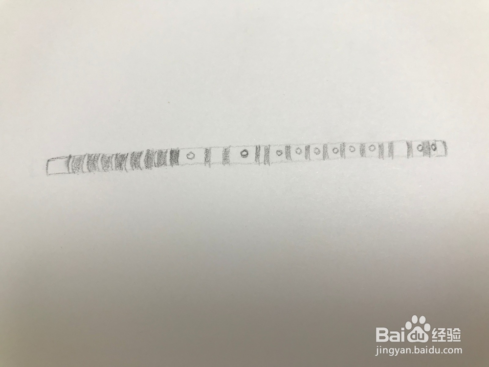 画一支简易笛子