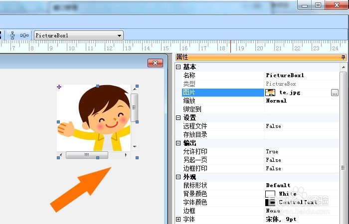 Foxtable表中怎么使用图片框控件