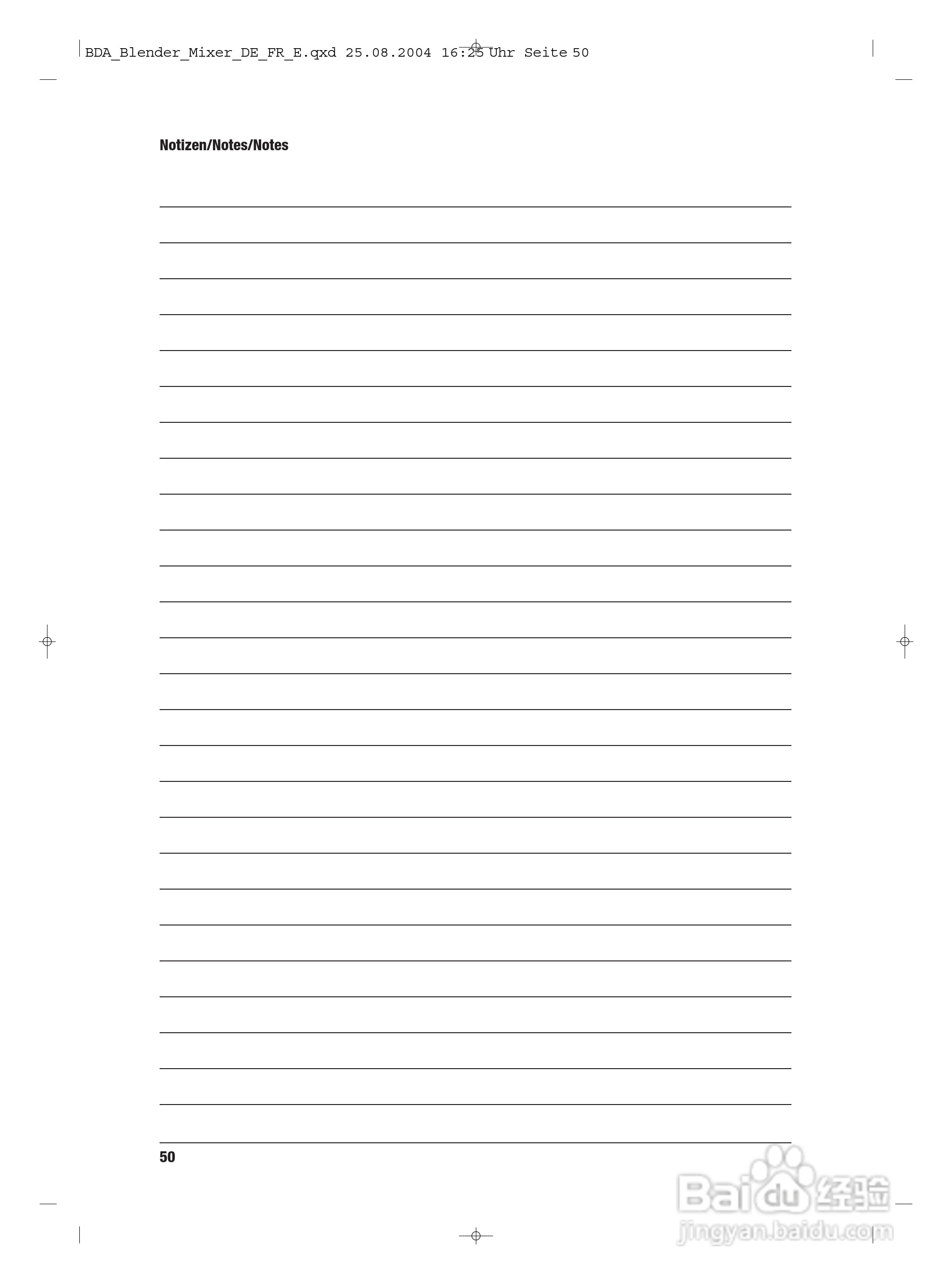 索利斯搅拌机Typ 839型说明书:[6]